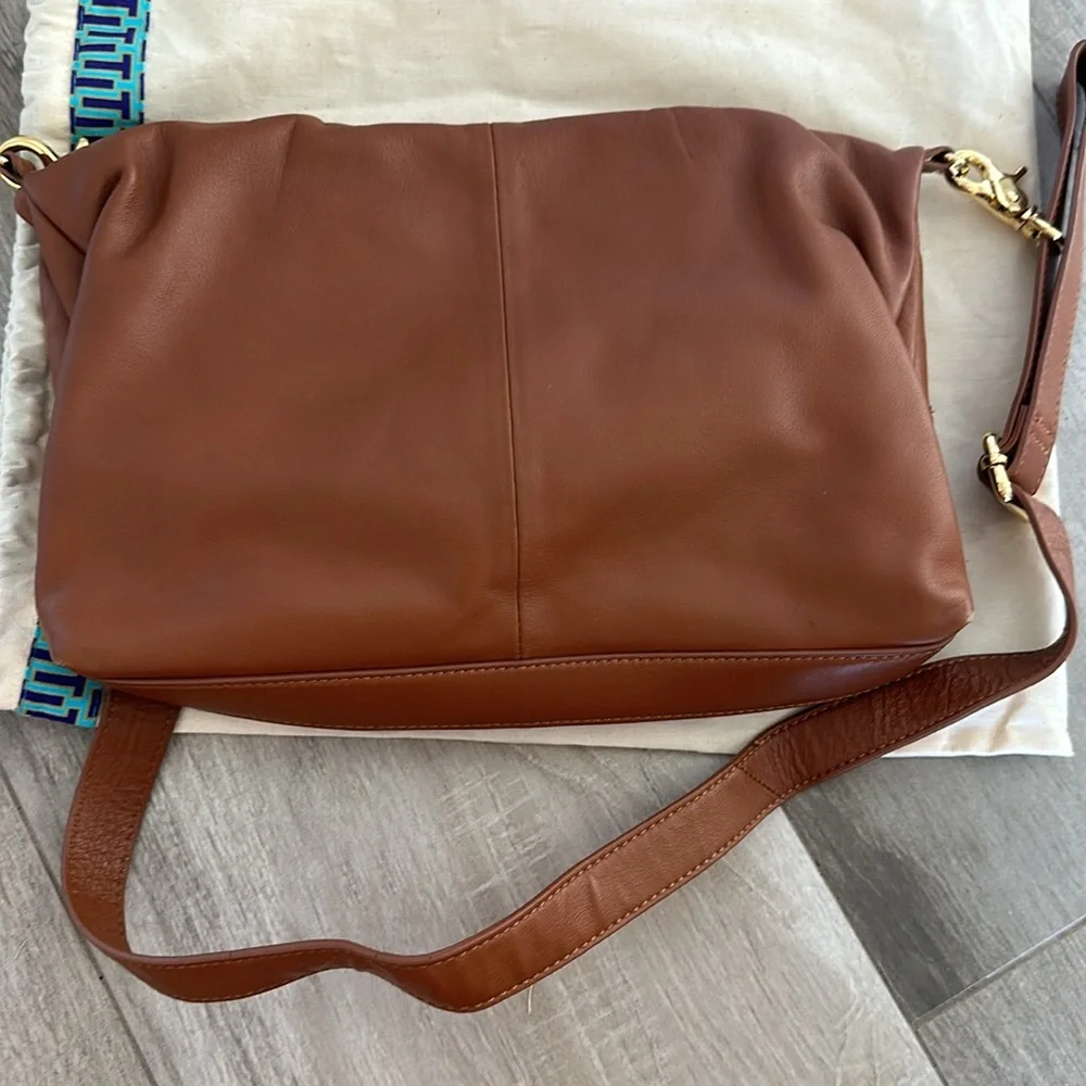 Tory Burch Fold Over Messenger Bag